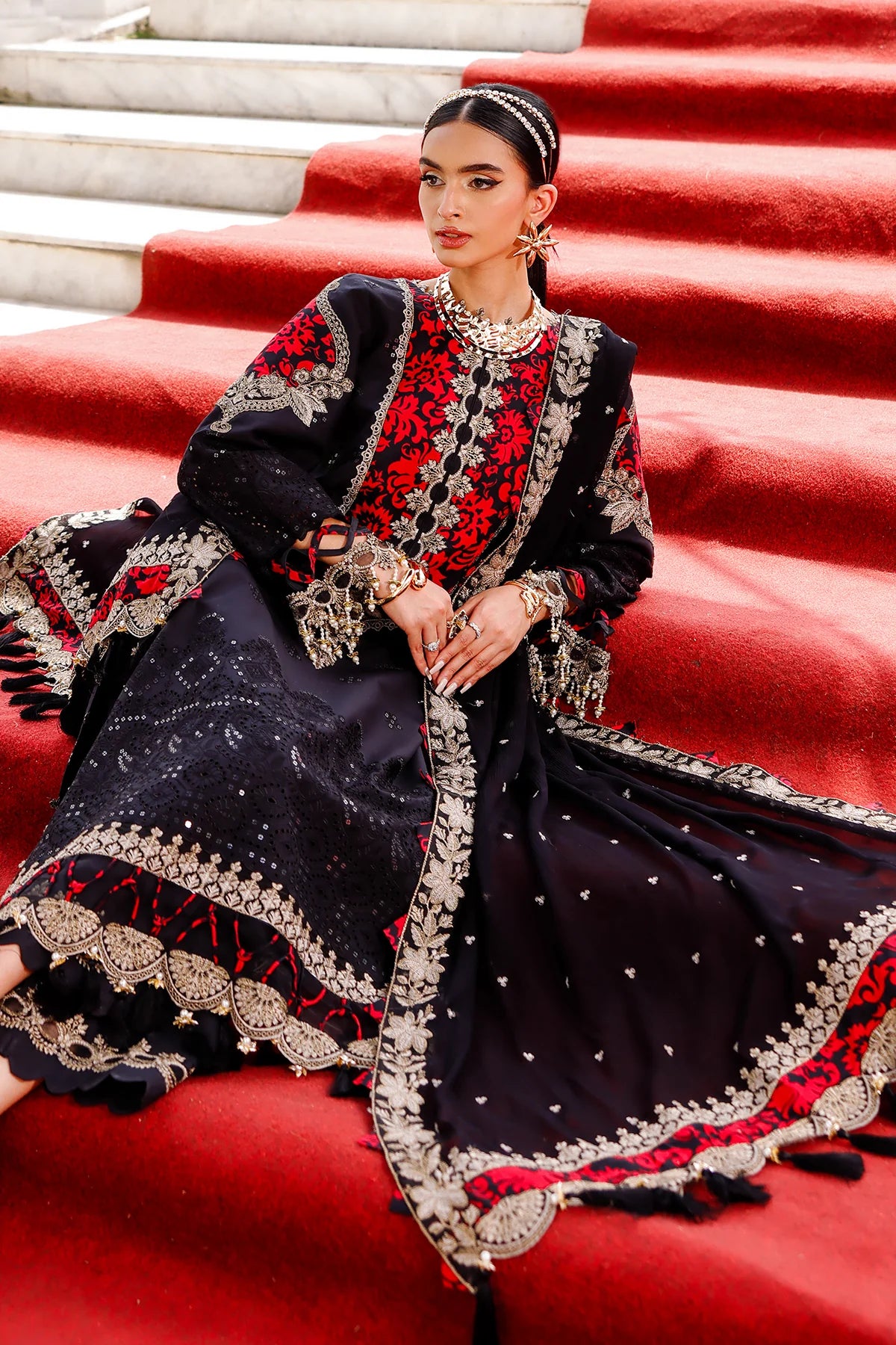 3-PC Unstitched Embroidered Lawn Collection