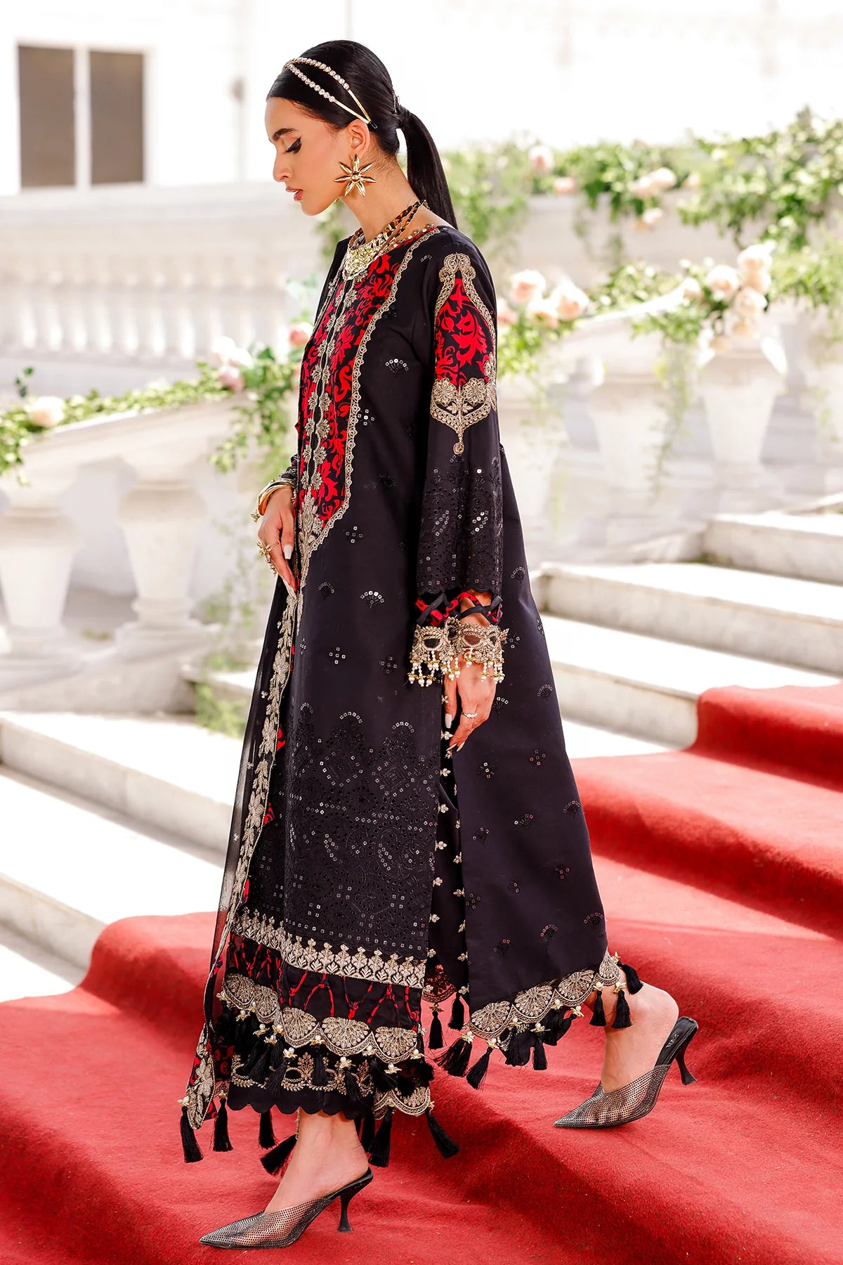 3-PC Unstitched Embroidered Lawn Collection